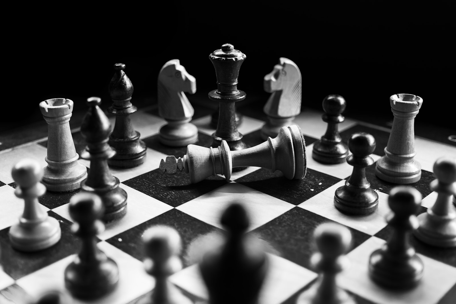 Partie d’échecs en cours