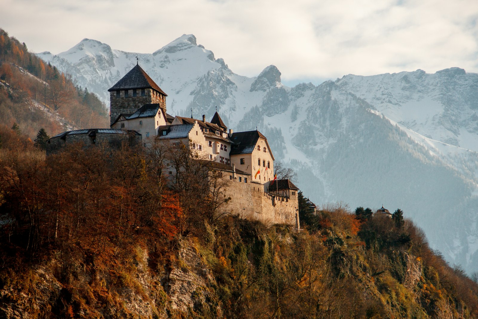 Le château de Vaduz, Liechtenstein