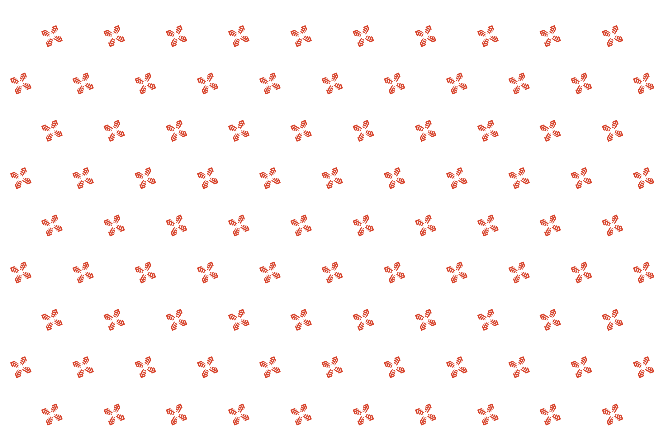This pattern features fan like graphics repeating in the background.