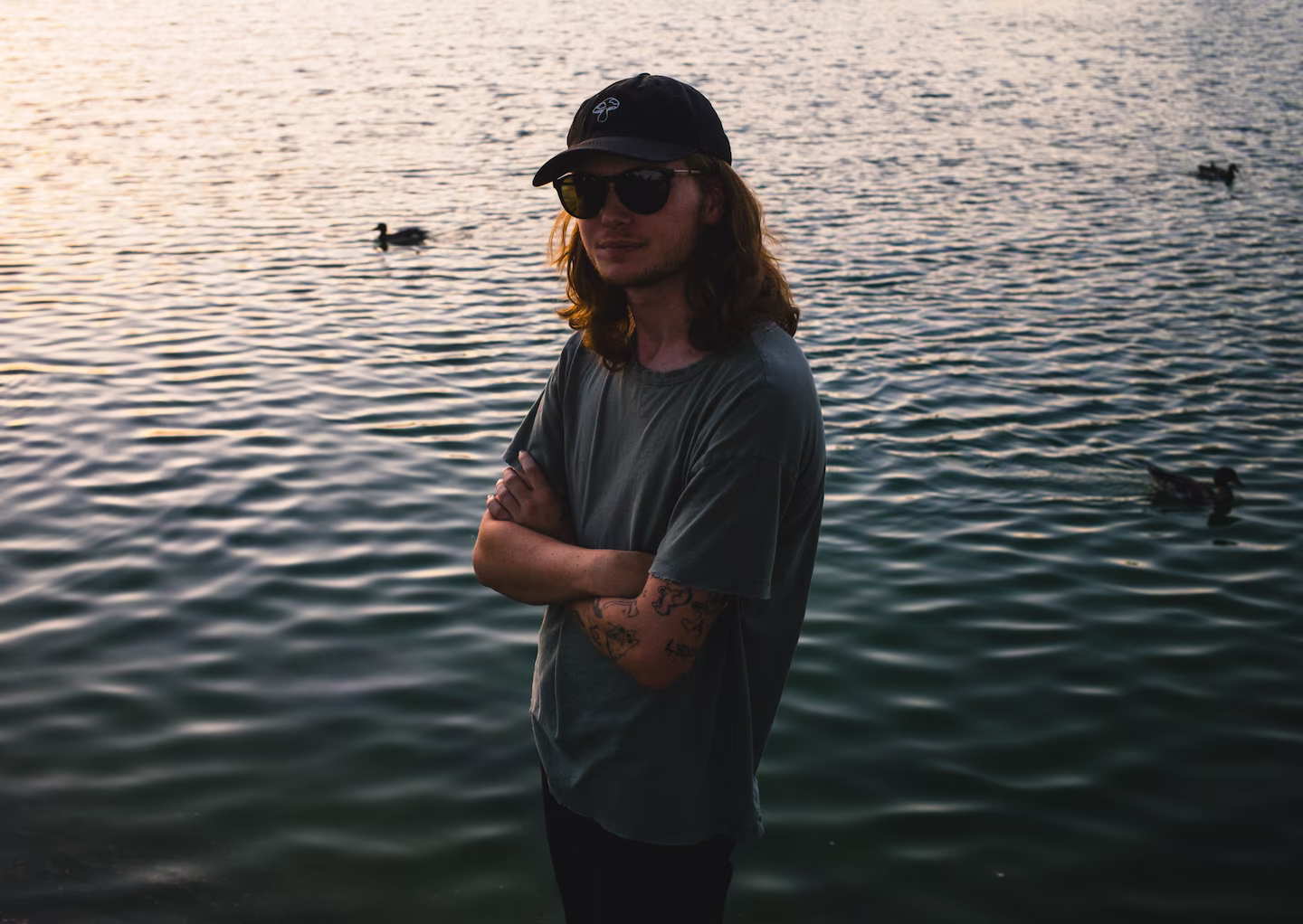 Booni posing in the Arizona desert landscape with natural light.
