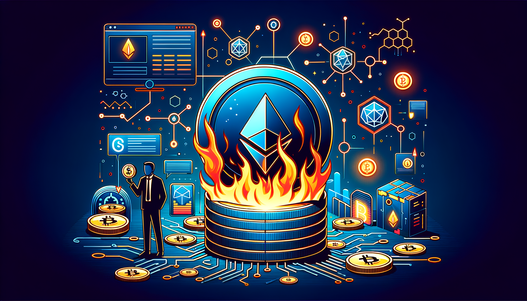 How Fee-Based Burns Drive Deflation with Every Transaction