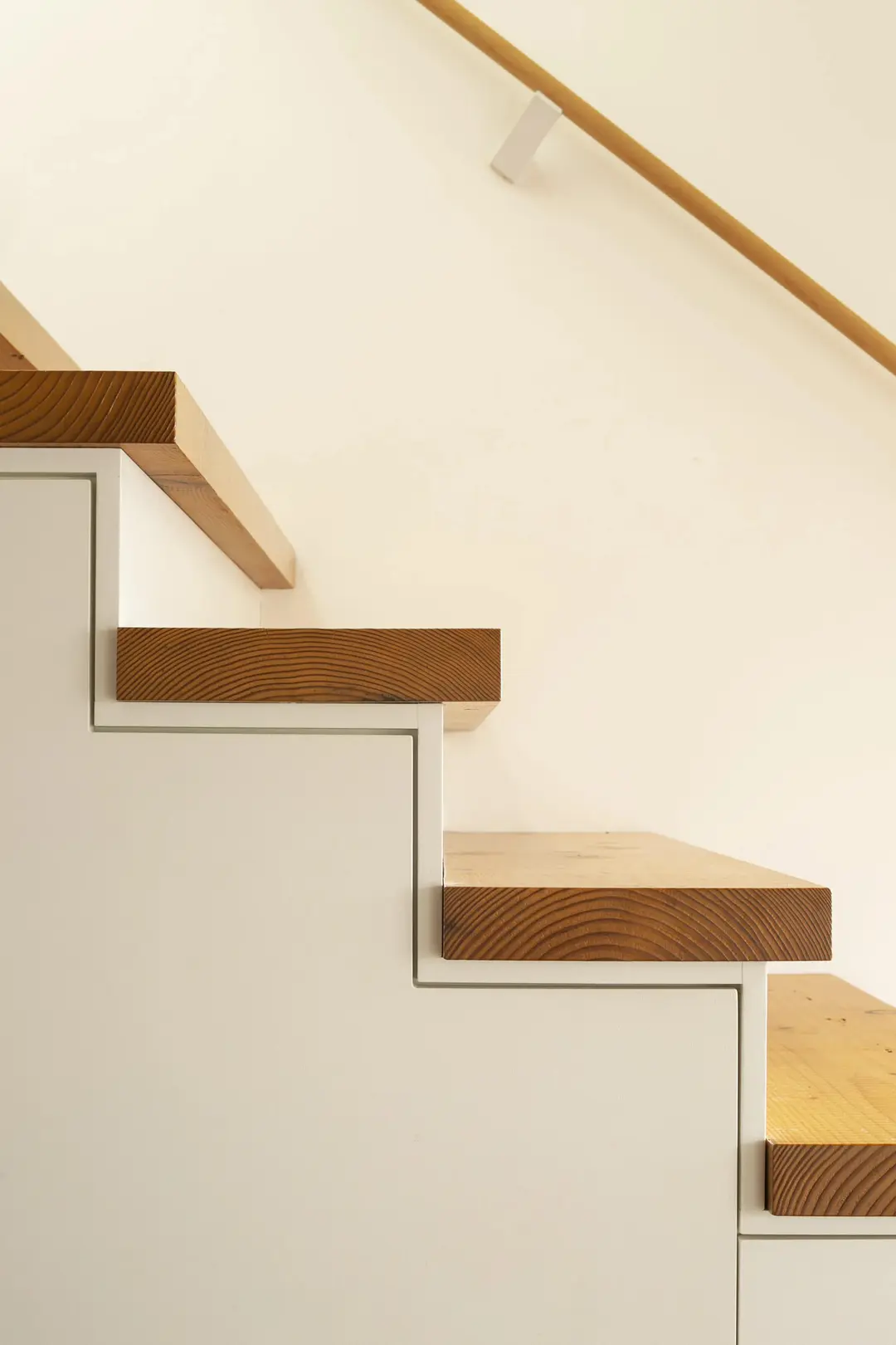 McSpadden interior staircase reclaimed cedar wood