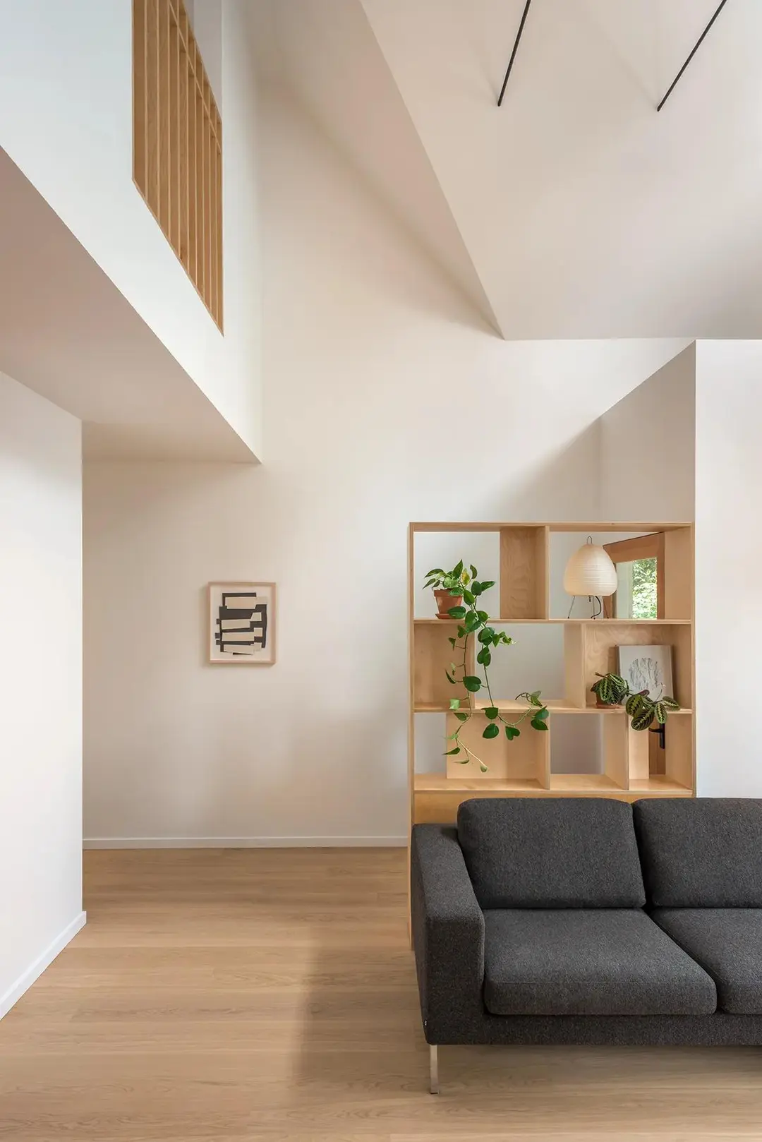 Yew interior living room view of loft