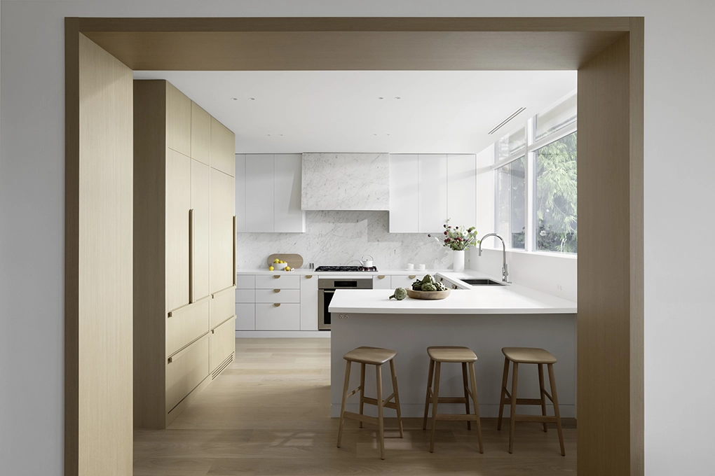 Twin Creek Extensive home renovation view of kitchen