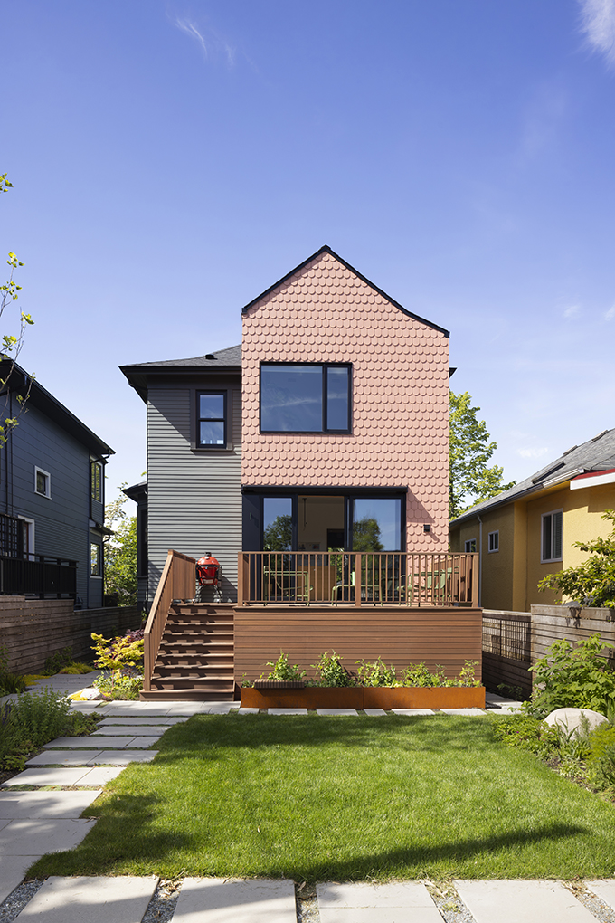 Third House backyard exterior