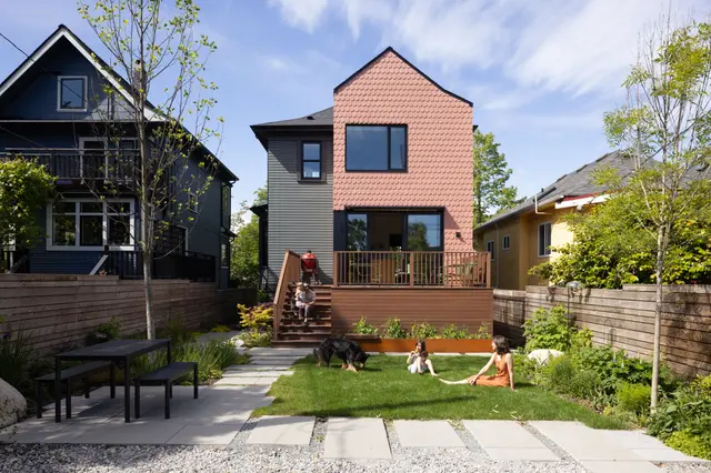 Third House Backyard Exterior Character-preserving home renovation