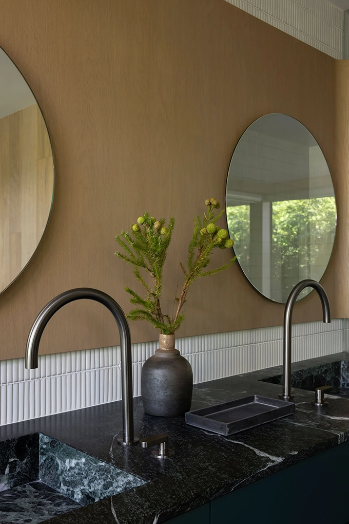 Deep Cove master bathroom vanity
