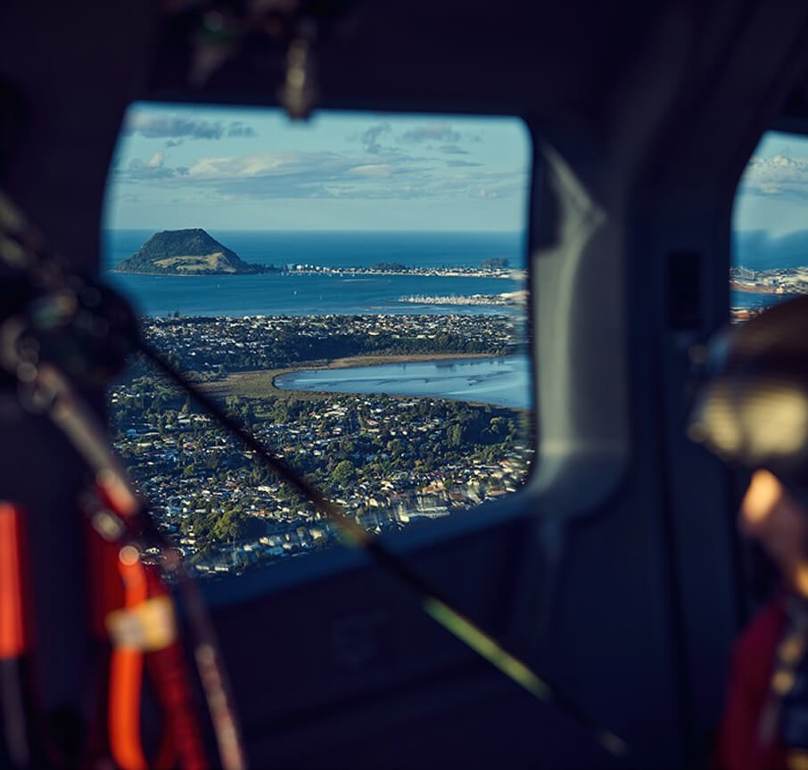 Search and rescue helicopter cockpit