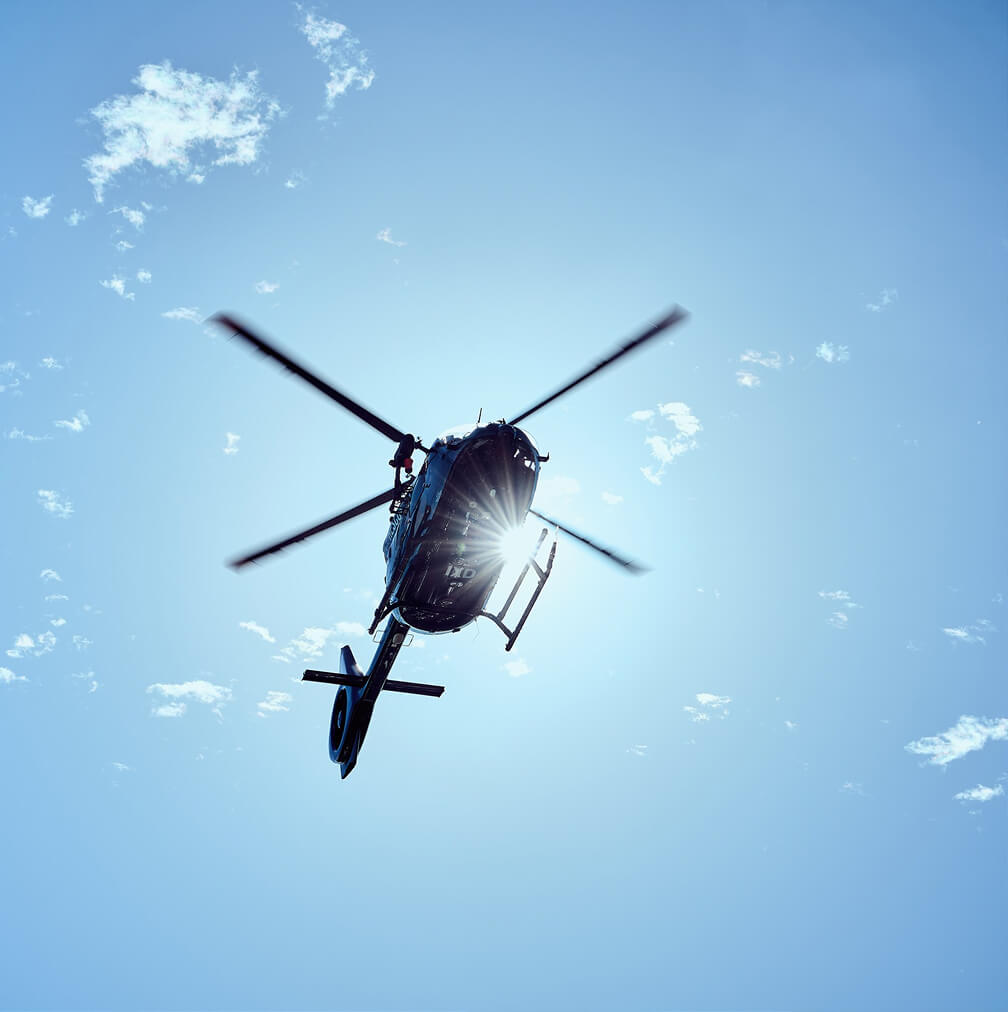 Search and rescue helicopter