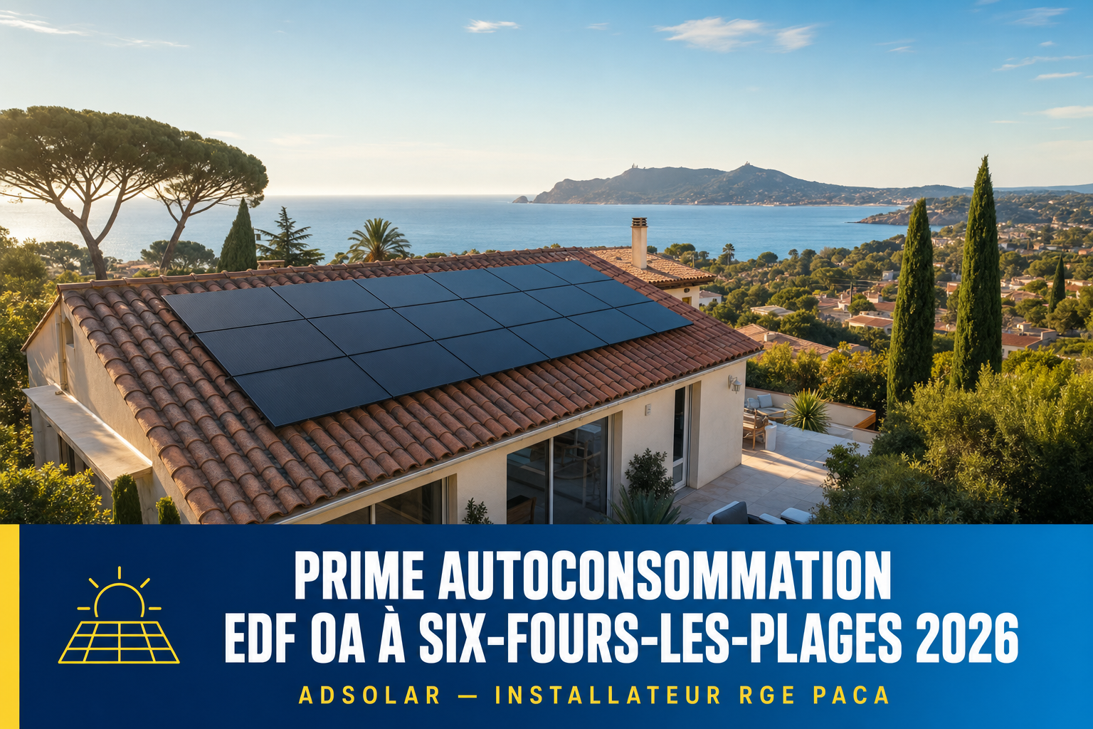 prime autoconsommation EDF OA Six-Fours-les-Plages — Six-Fours-les-Plages