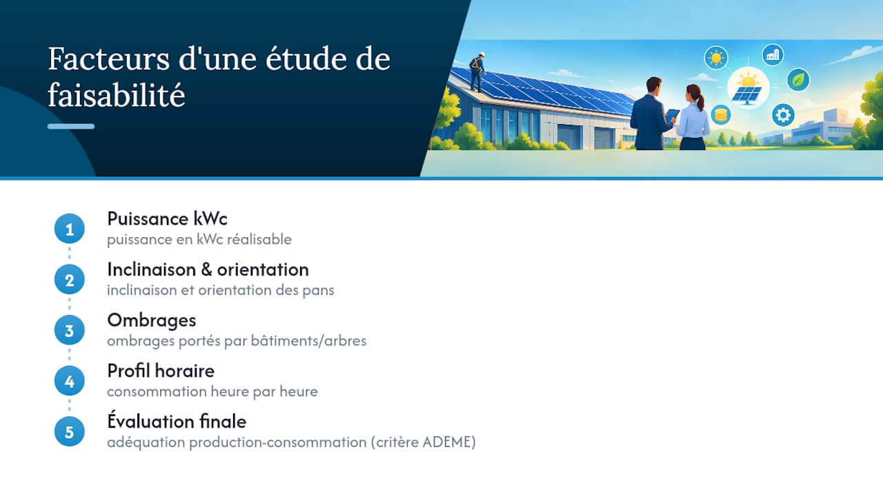 Principaux éléments pour dimensionner une installation solaire