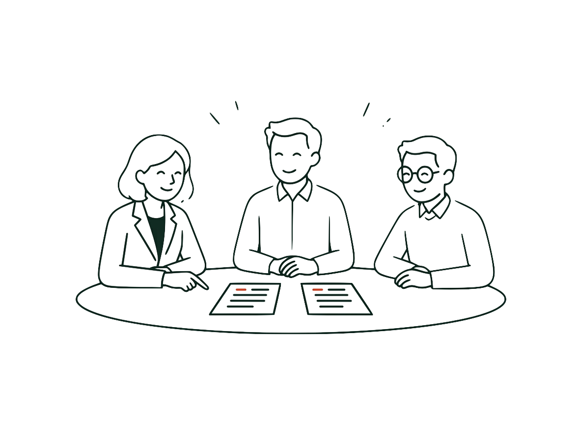 Team collaboration illustration