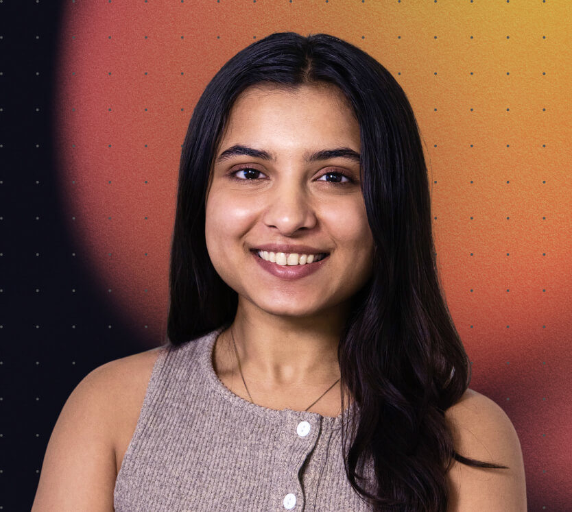 Headshot of Yesha Shah, a team member at a Calgary-based digital marketing and growth agency.