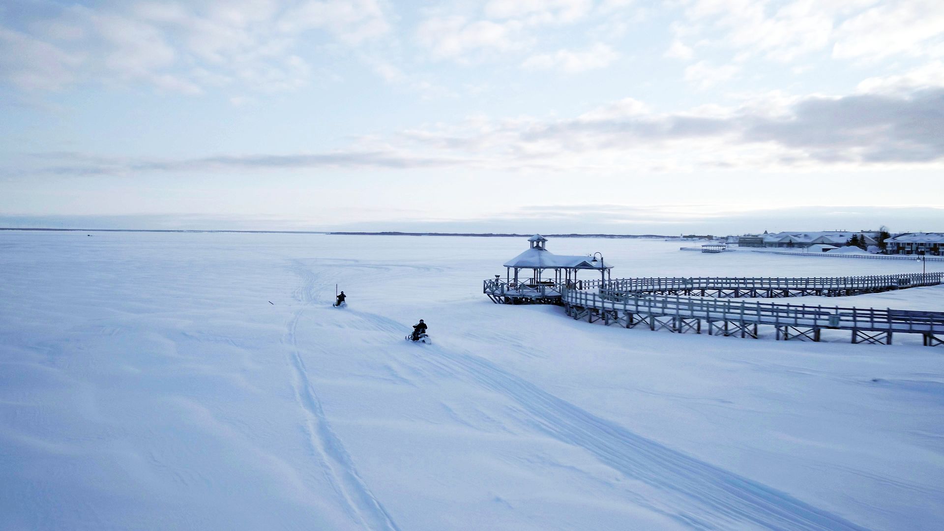 snowmobiling