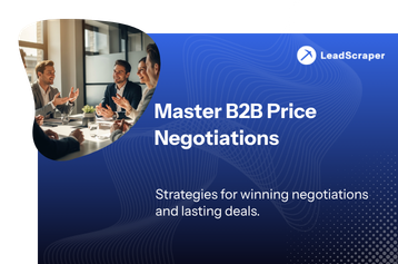 Successful B2B Price Negotiation: Tips for Your Sales Success