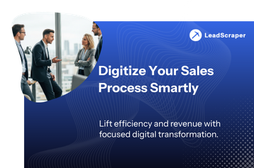 Time-efficient strategies for digitalizing sales processes