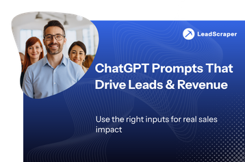 The Best ChatGPT Prompts for Sales & Lead Generation