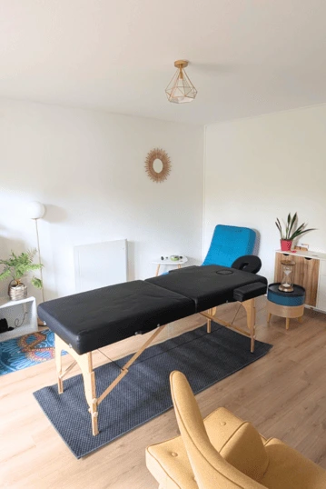 Cabinet bureau table de massage reiki elodie remy harmonies énergies