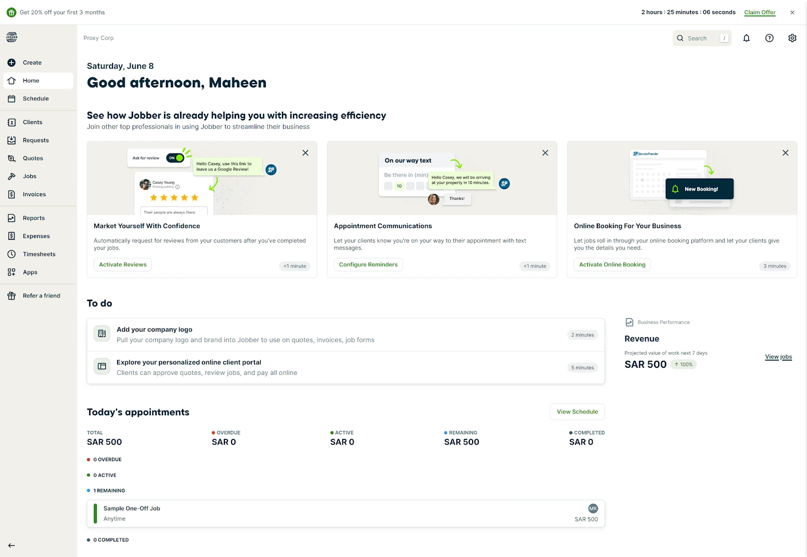 Tofu application screenshot