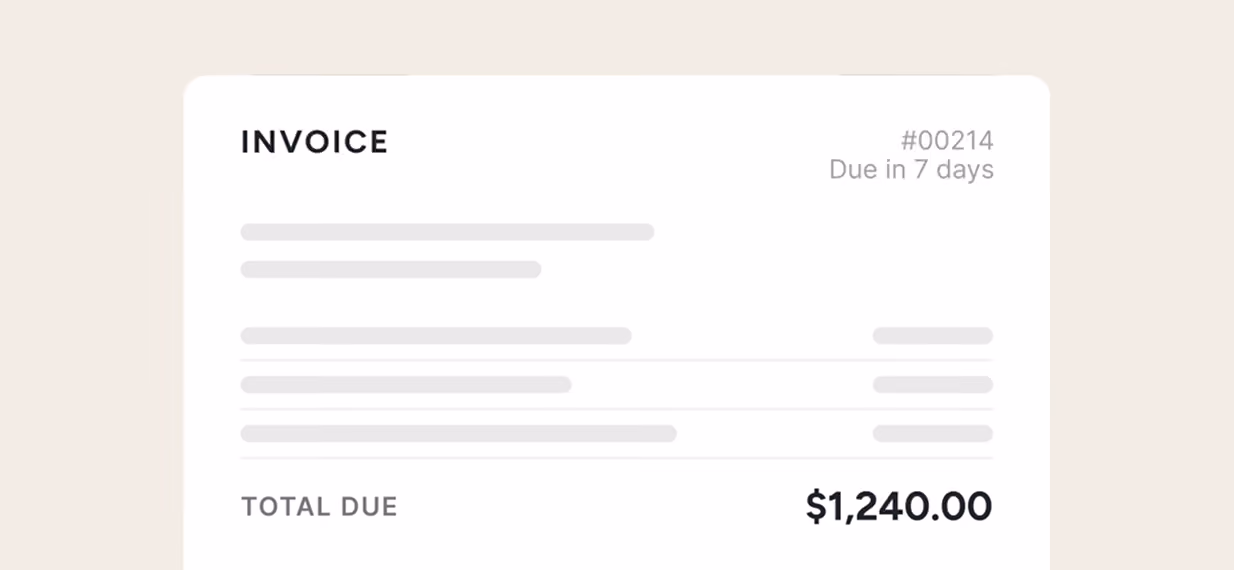 Invoice generator preview