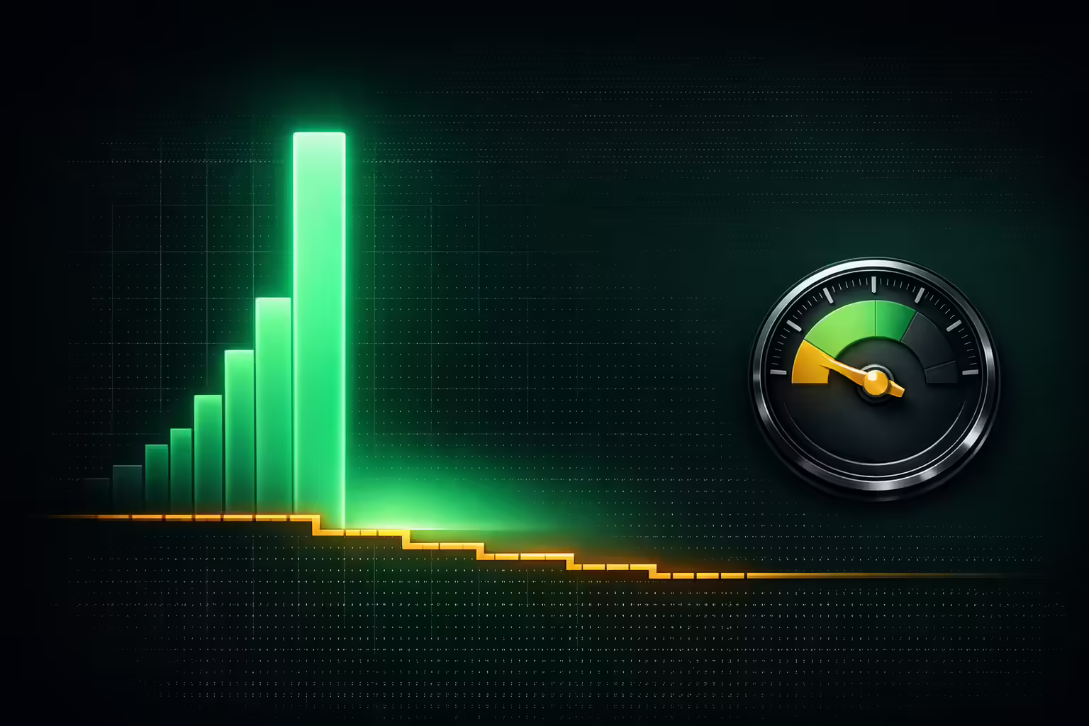 Prop firm risk management visualization showing account equity, trailing drawdown floor, and consistency rule gauge