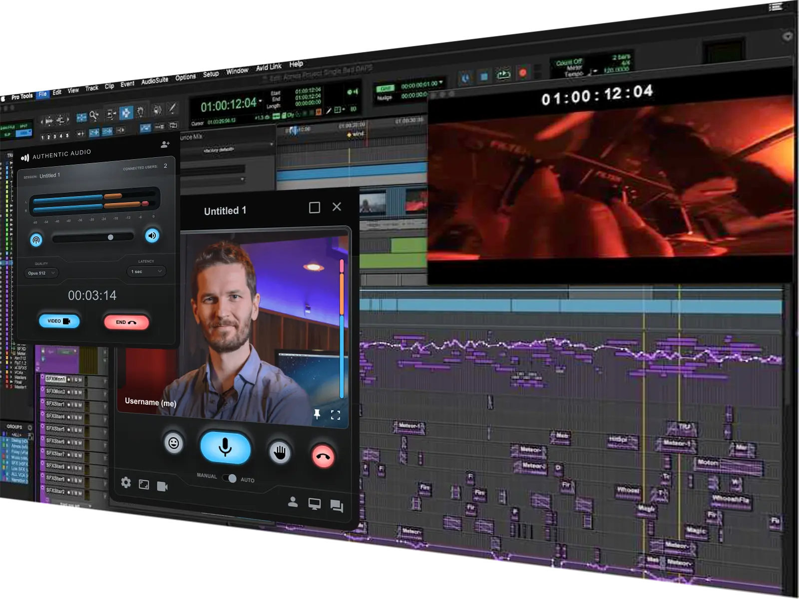 Share your screen in real-time with Authentic Audio