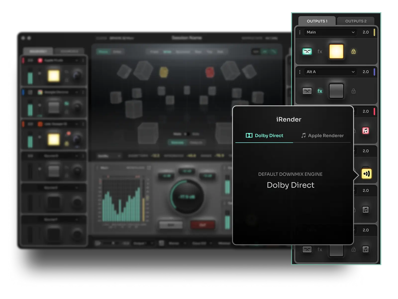 Downmix surround sound and immersive audio mixes to stereo with Sphere