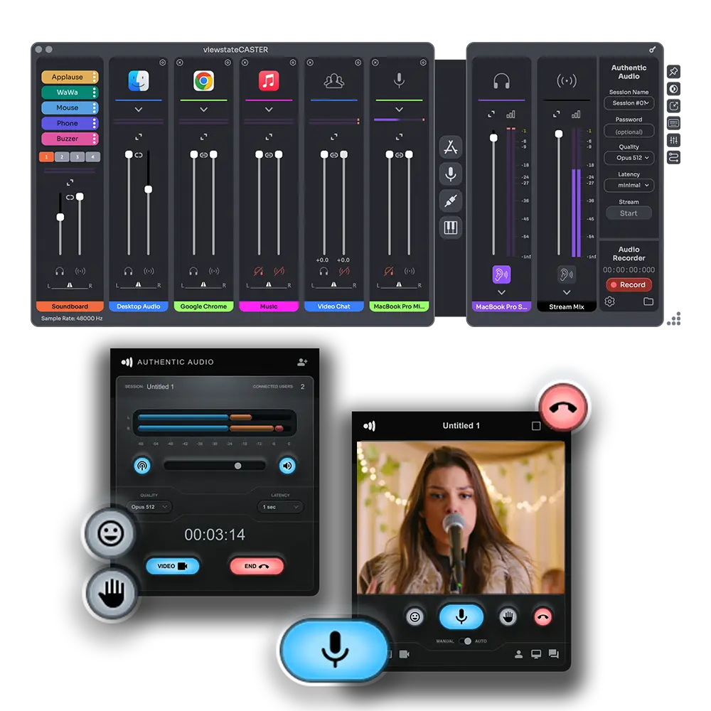 Stream high-quality audio in real-time with CASTER and GroundControl Bridge