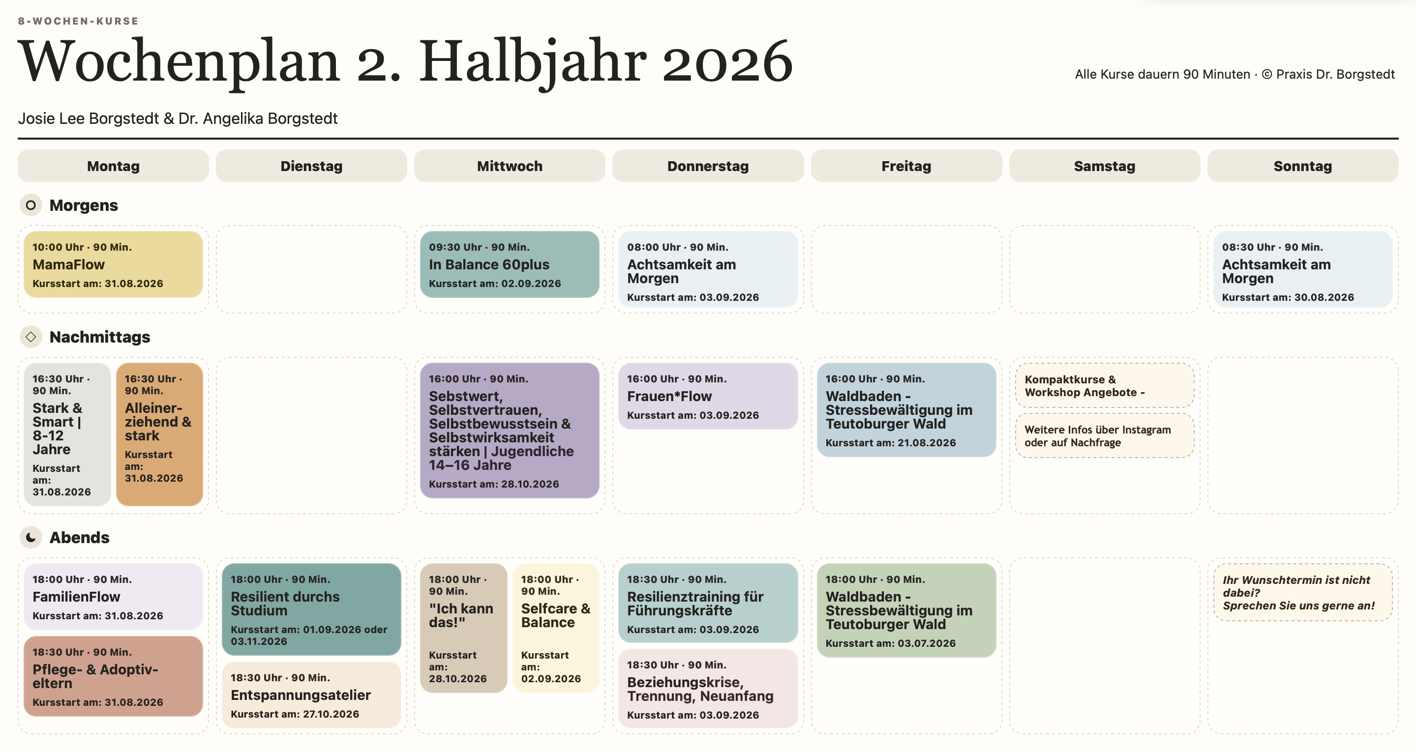 Präventionsangebote