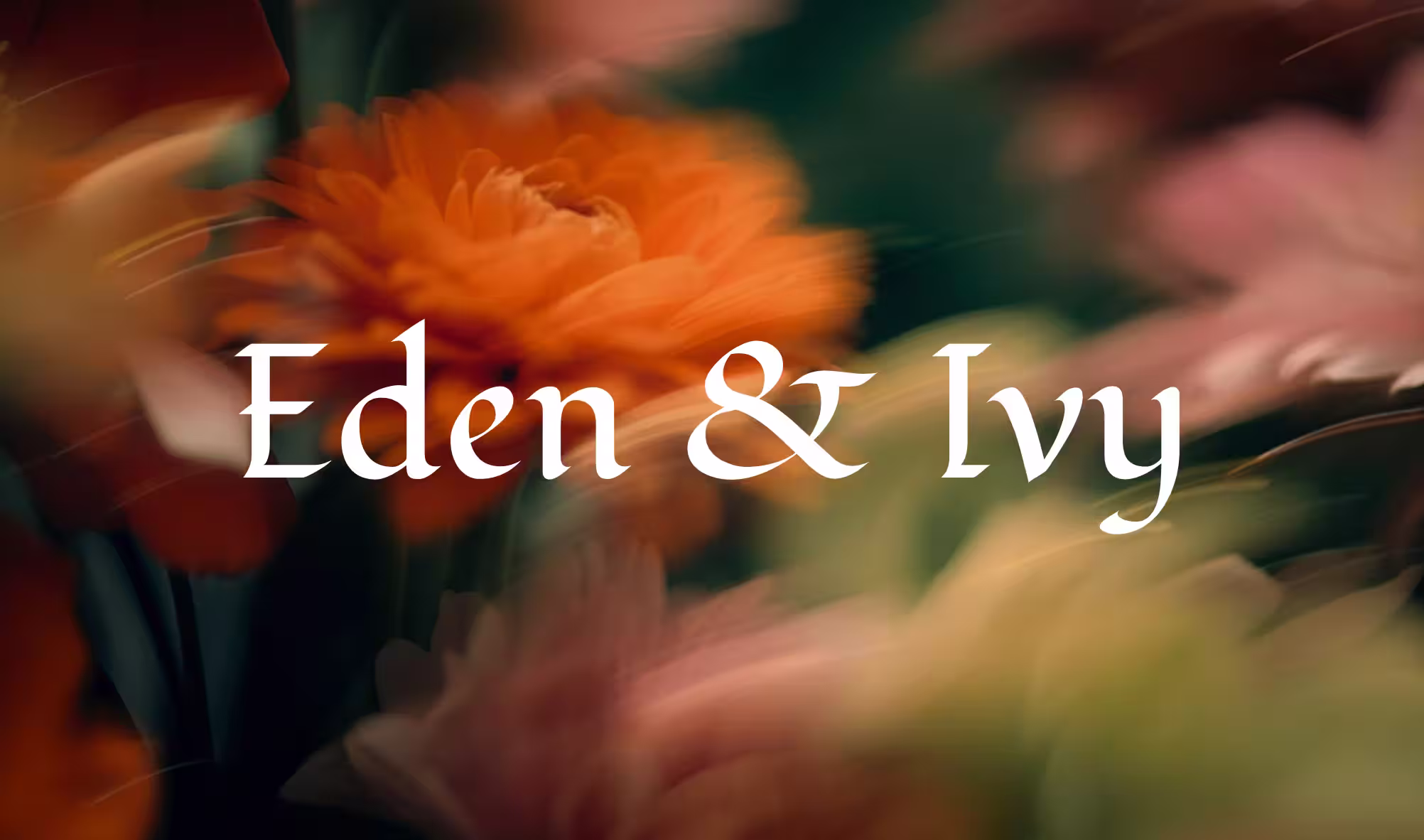 Nature-inspired floral branding with elegant serif typography by Design Policy Design Studio