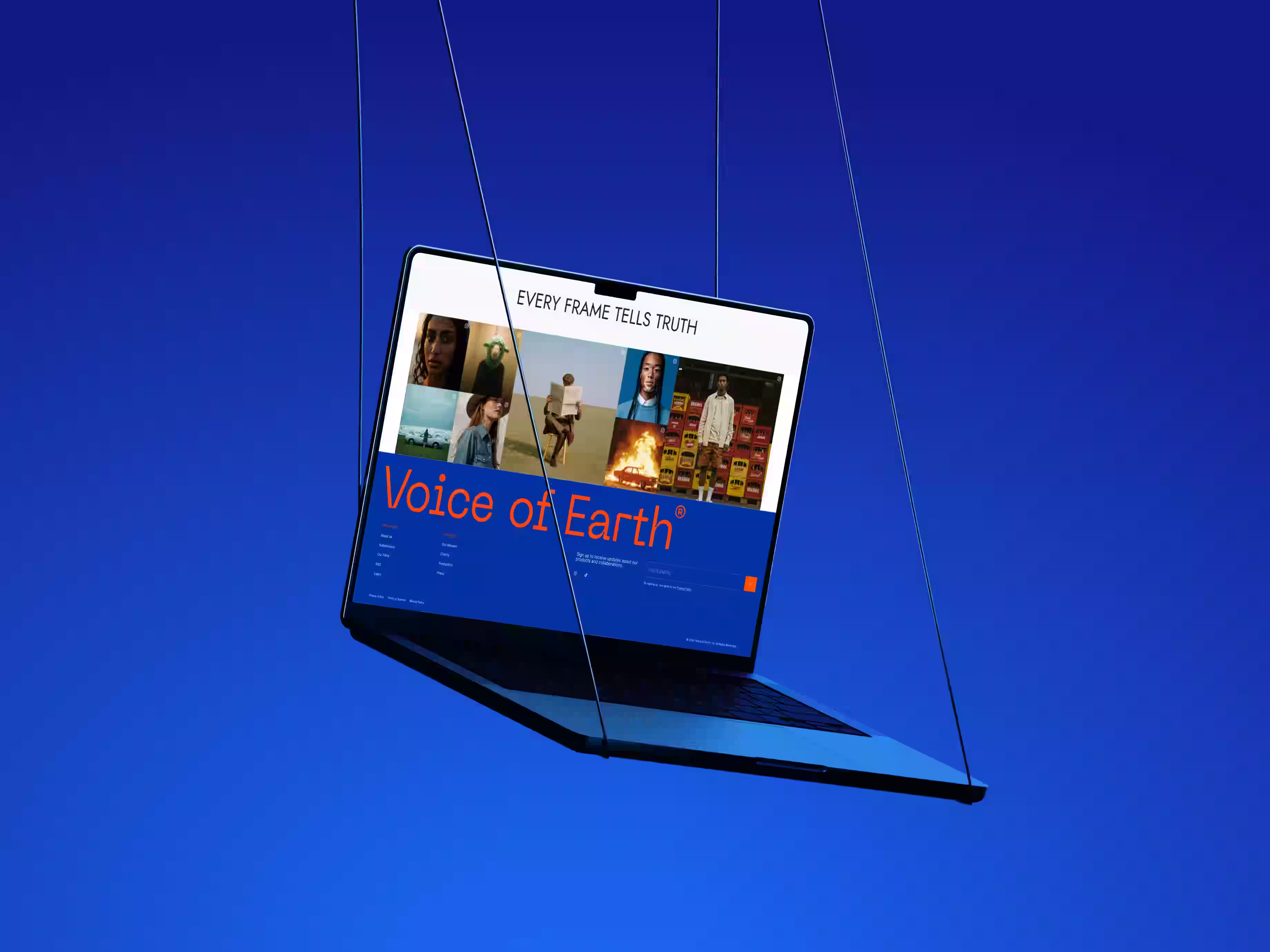 Minimal web design with bold typography creative UI design for tech startups by Design Policy