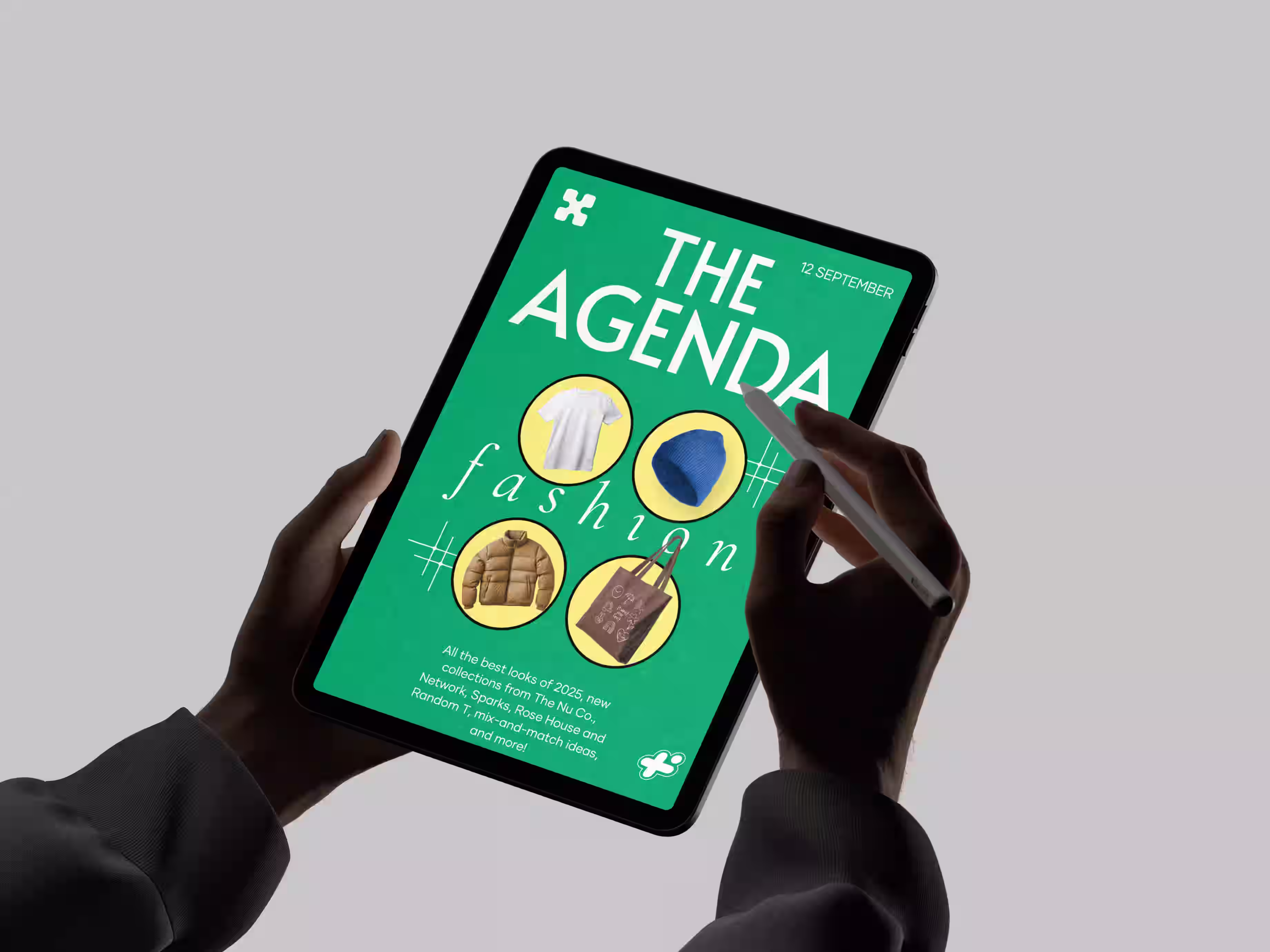 Editorial magazine style web design for startups displayed on tablet with modern typography by Design Policy Design Studio