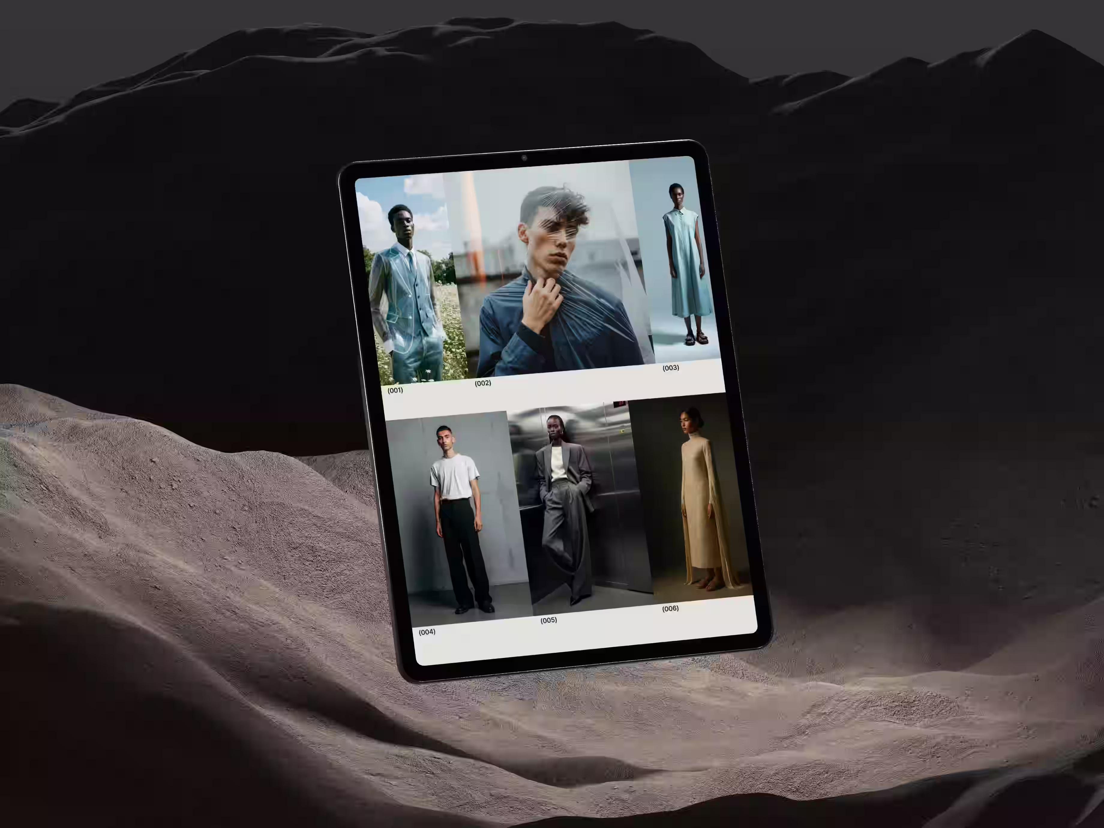 Clean UI design for startups on tablet showing professional video call interface by Design Policy Design Studio