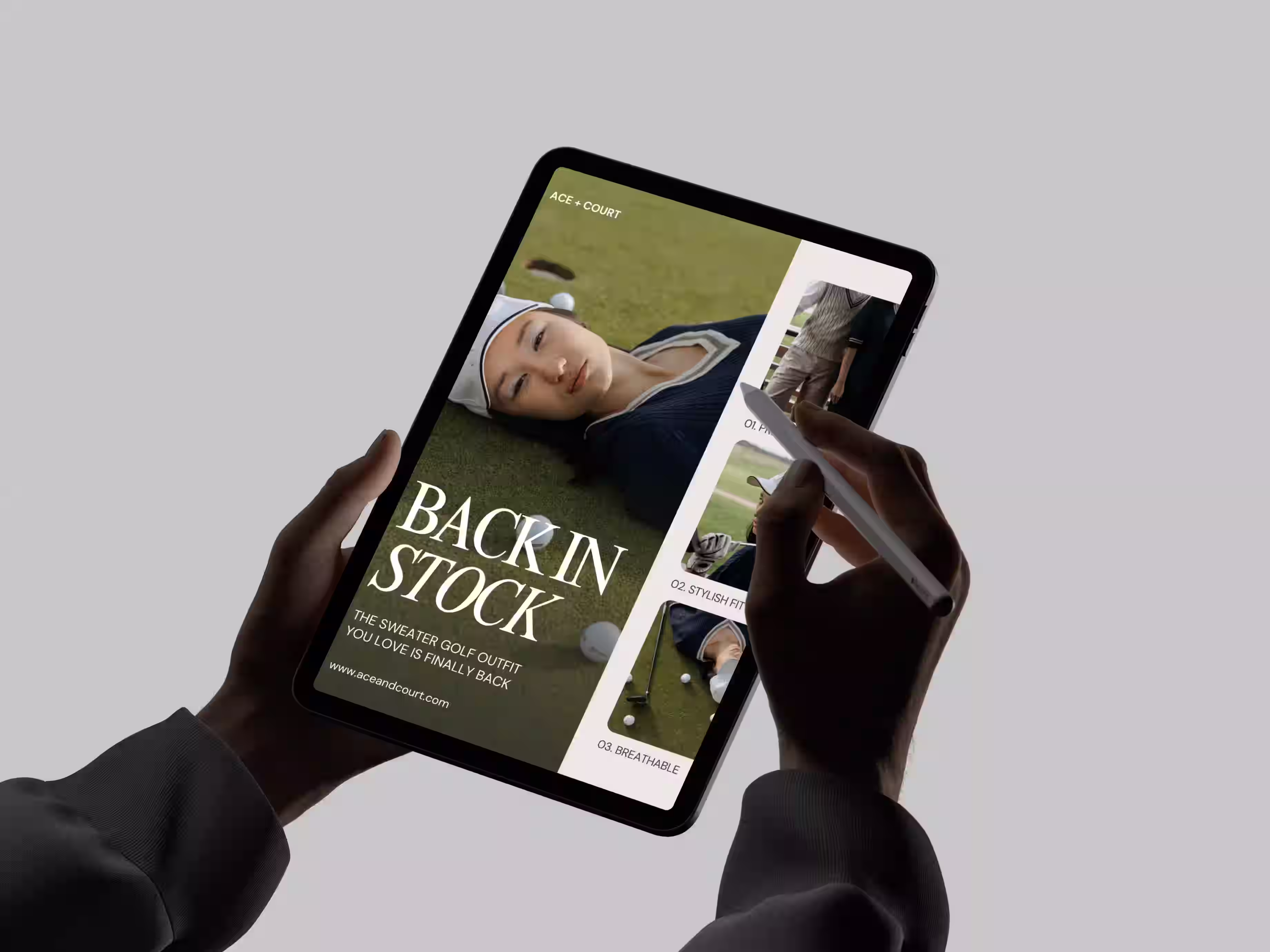 Ecommerce app UI design with minimal product showcase for startups and digital brands