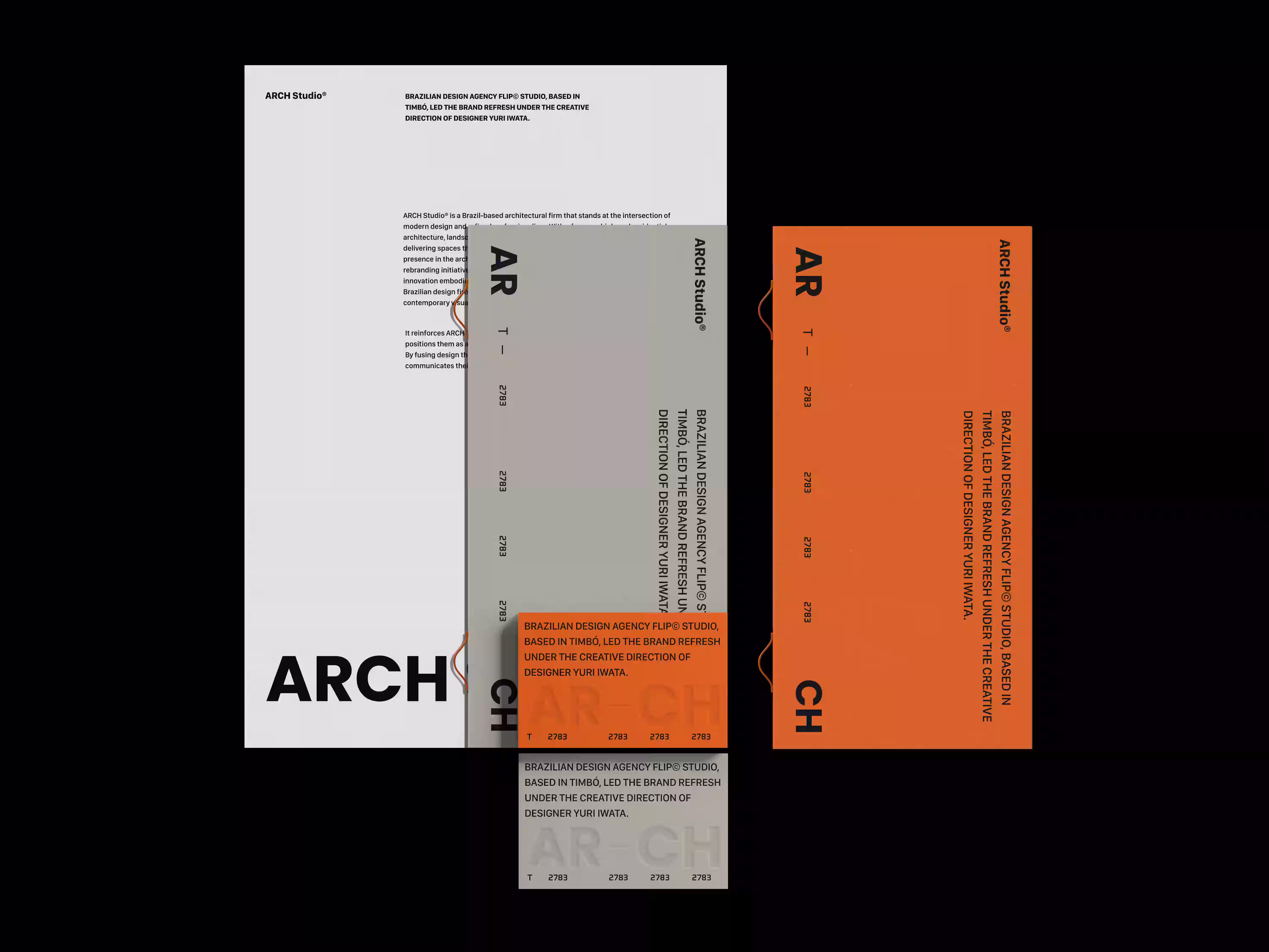Brand identity stationery design with bold color palette professional print design for startups by Design Policy