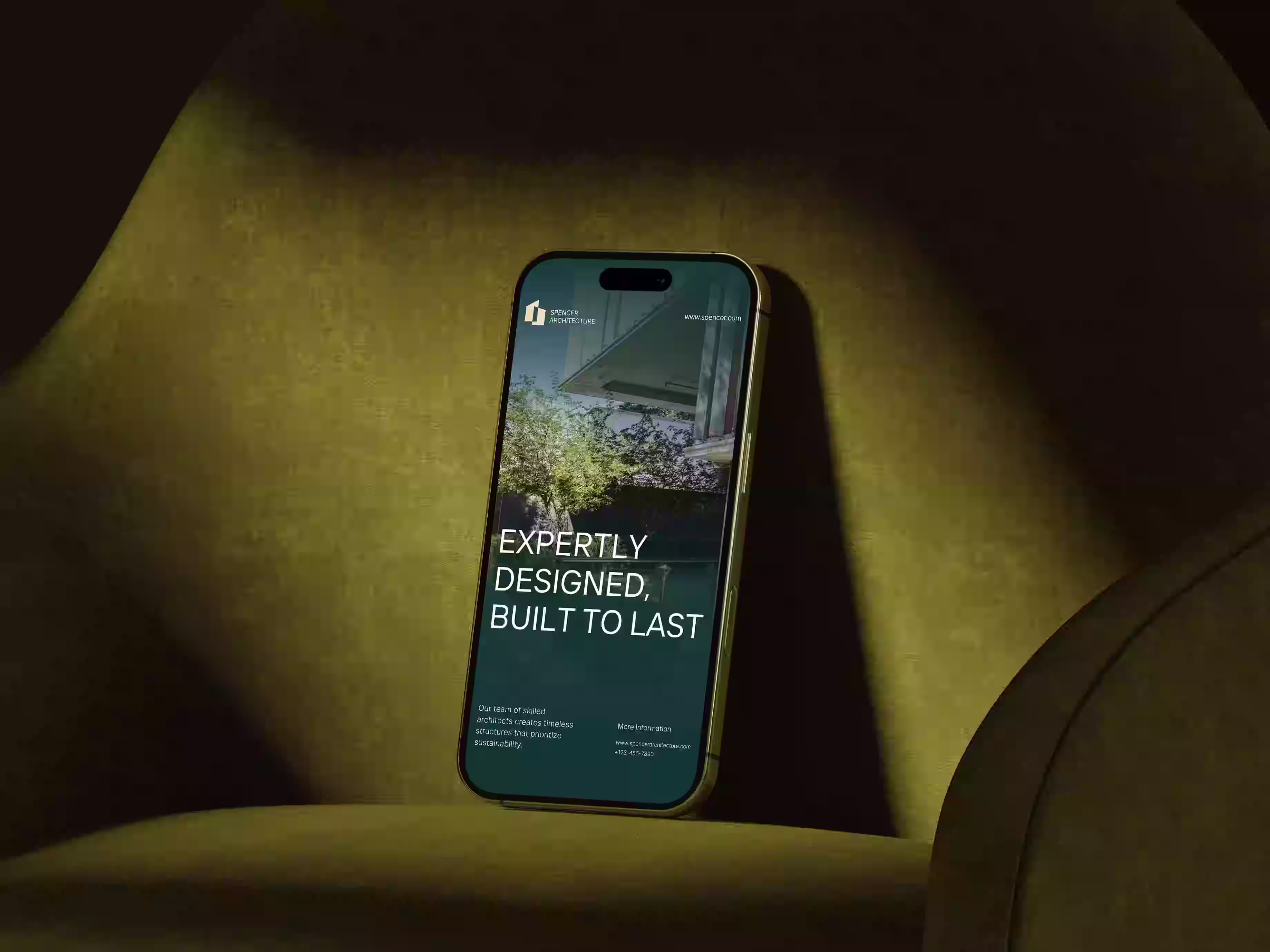 Product-focused social media design for technology brand with mobile UI display by Design Policy Design Studio