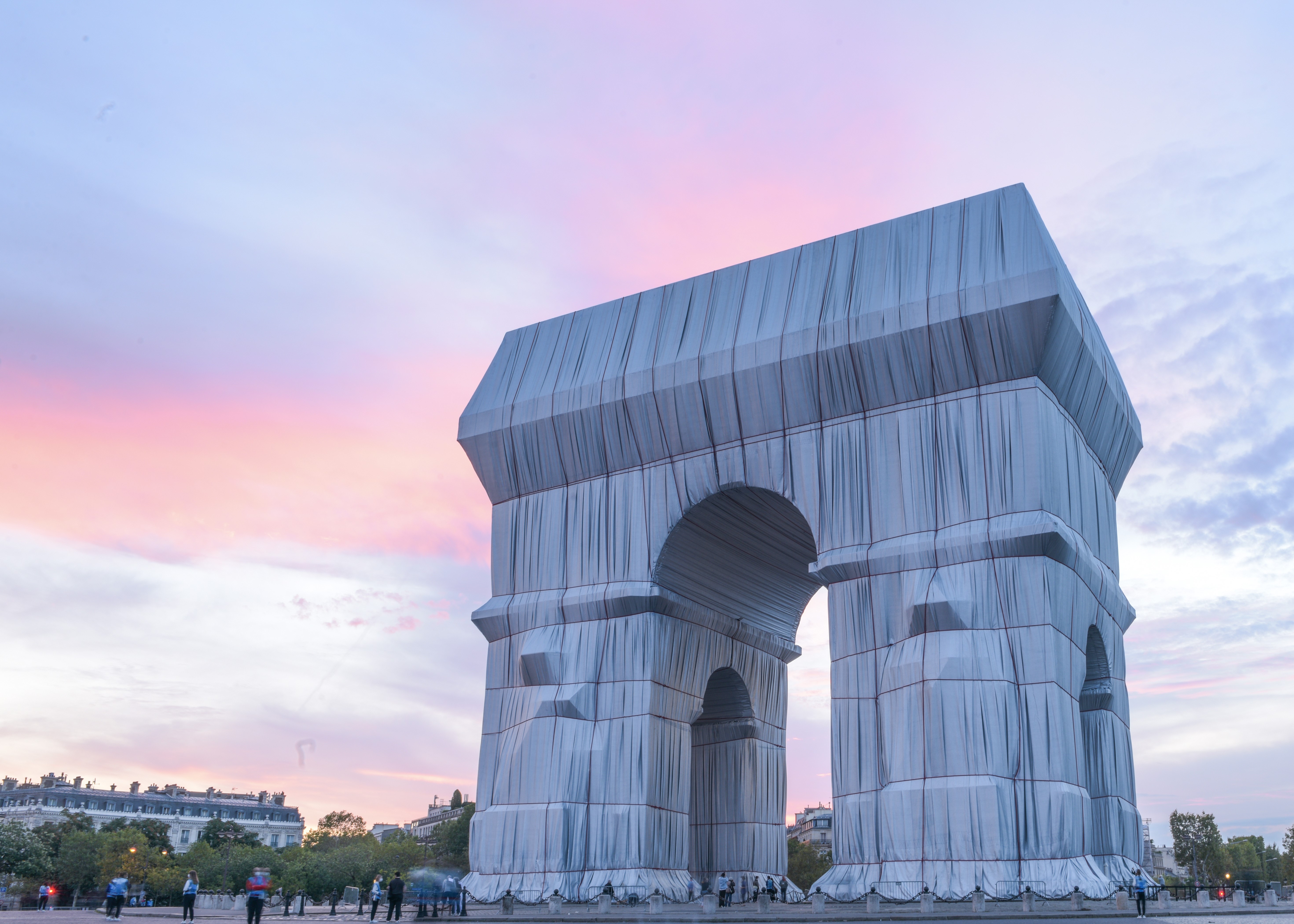 Empaquetage de l’Arc de Triomphe