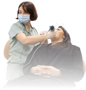 dentist working