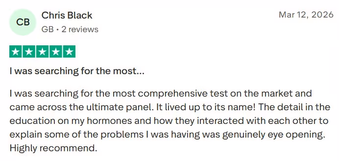 TrueVitals customer review