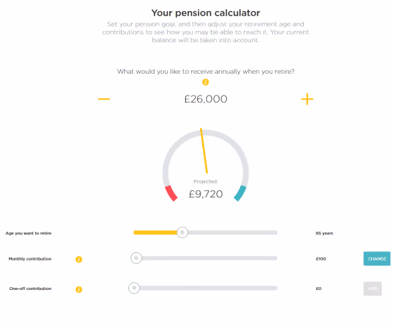 PensionBee calculator