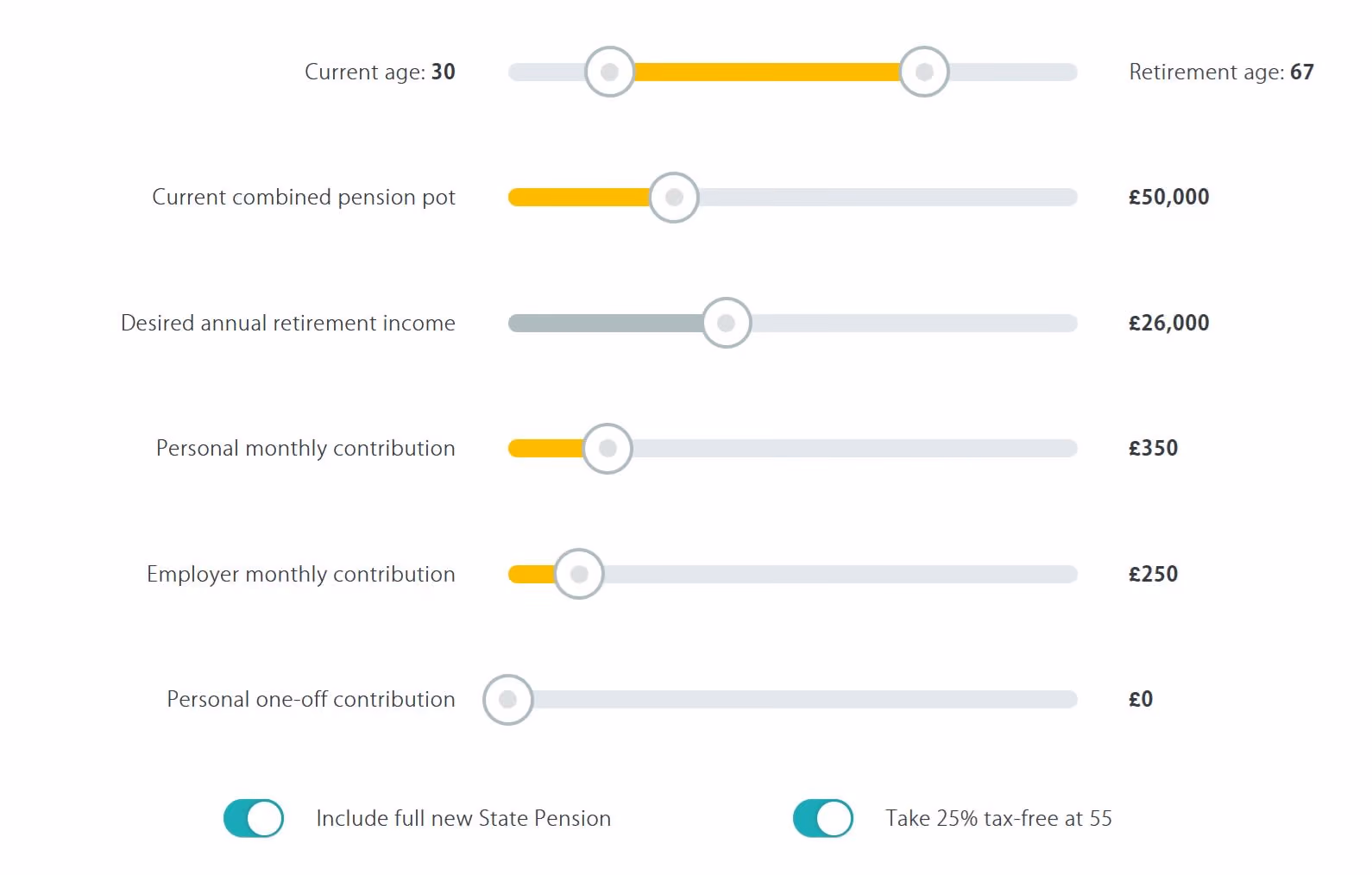 Pension Calculator image 2