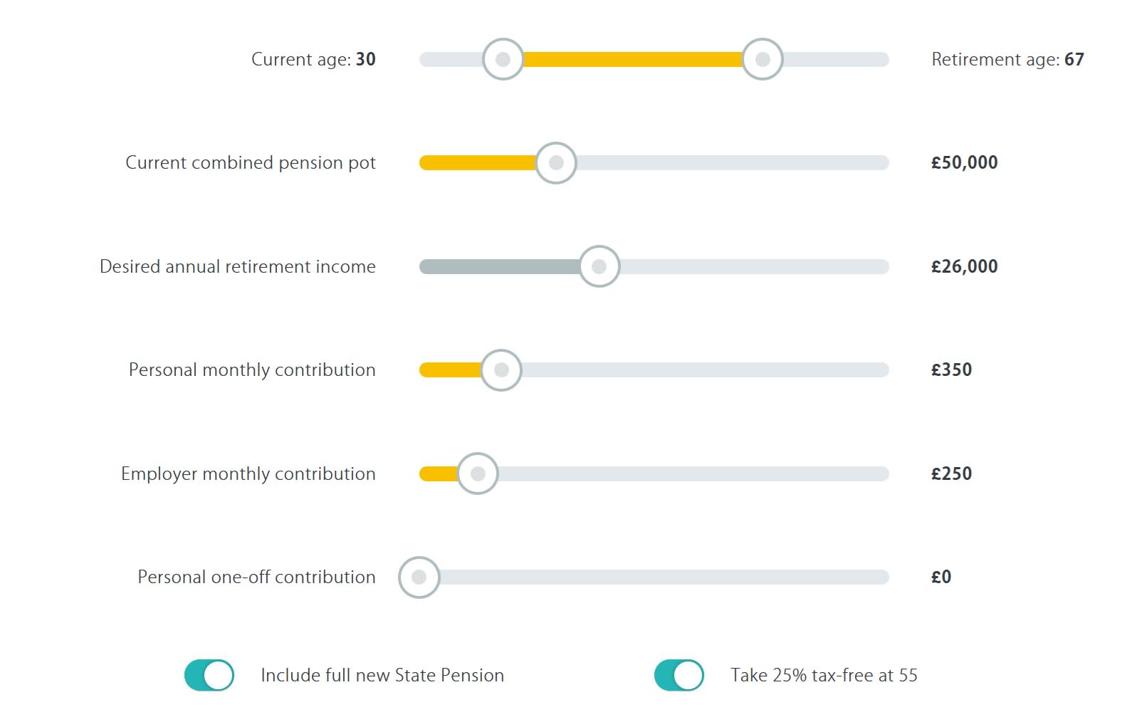 Pension Calculator image 2