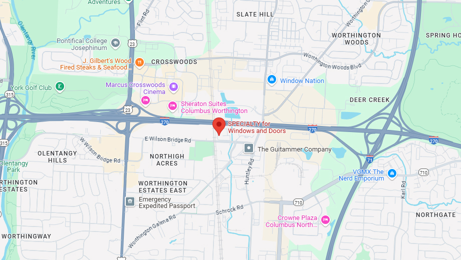 Worthington Google Map