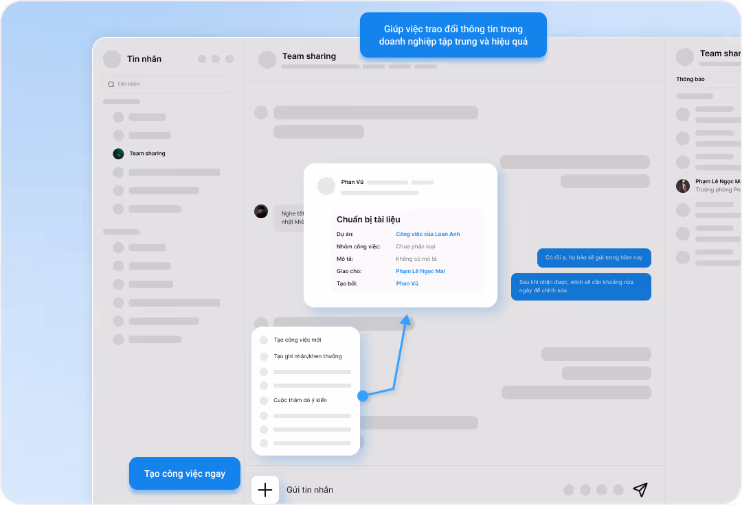 Giao tiếp mockup
