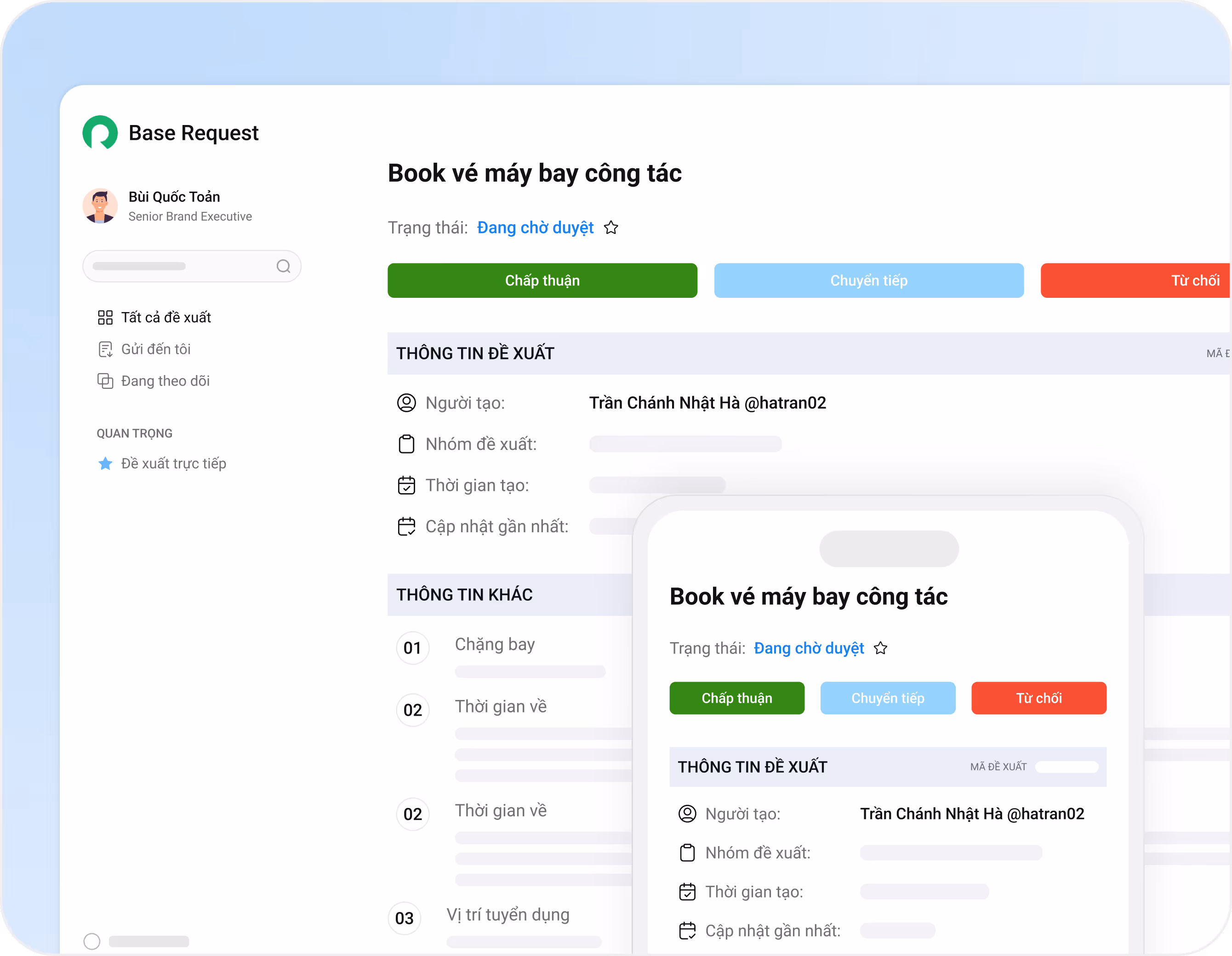 Request mockup
