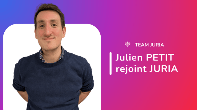Photo annone de Julien PETIT qui rejoint JURIA en tant que chargé de développement commercial.