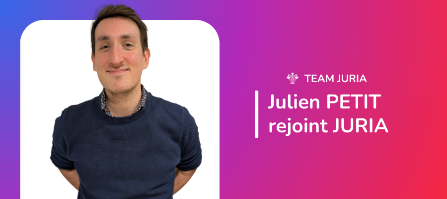 Photo annone de Julien PETIT qui rejoint JURIA en tant que chargé de développement commercial.