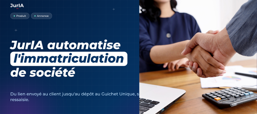 JurIA automatise l'immatriculation juridique
