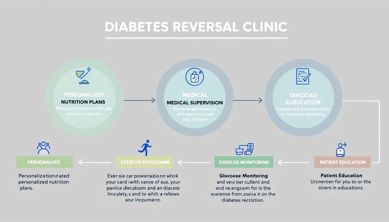 What services does a diabetes reversal clinic offer for effective diabetes management?