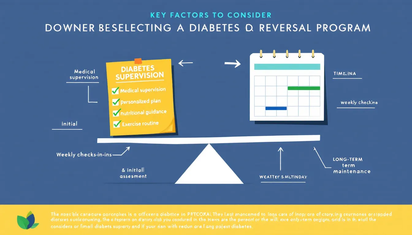 How do I choose the best diabetes reversal program for long-term results?